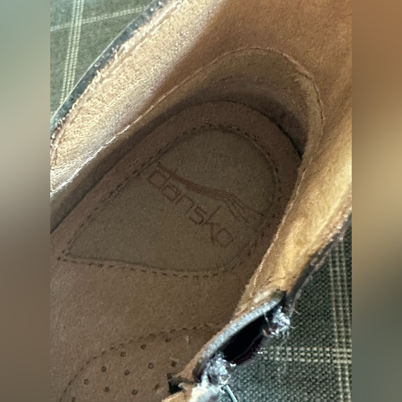 Dansko Scout Chestnut Leather Women’s Ankle Boots Size 38 - Picture 8 of 13